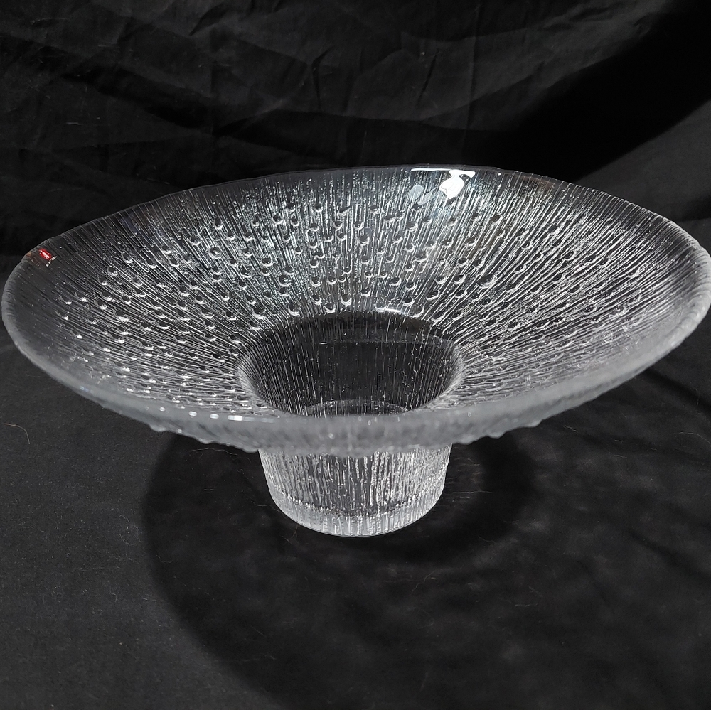 Vintage Glass Bowl By Tapio Wirkkala
